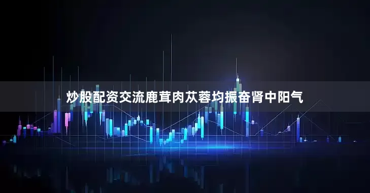 炒股配资交流鹿茸肉苁蓉均振奋肾中阳气