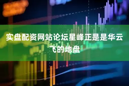 实盘配资网站论坛星峰正是是华云飞的地盘